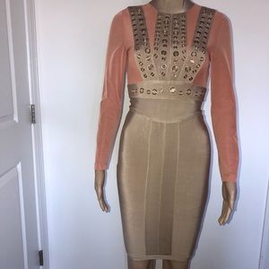 Nude Bandage Dress